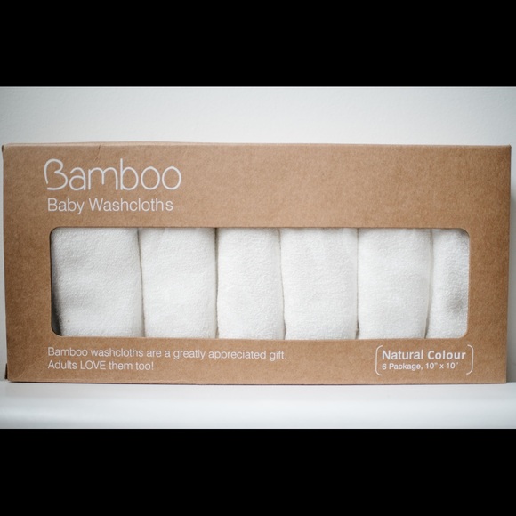 Brand New in box Bamboo Washcloths - Picture 1 of 1